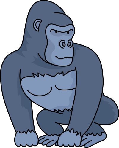 Gorilla (#2) clipart