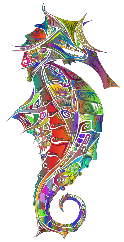 Gorkhs Seahorse Polyprismatic clipart