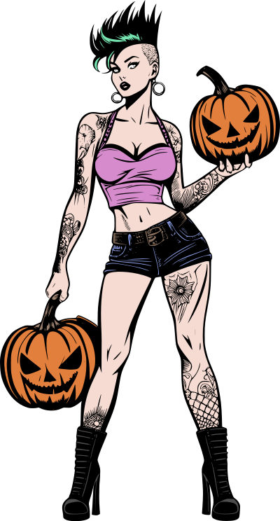 Got the pumpkins (colour) clipart