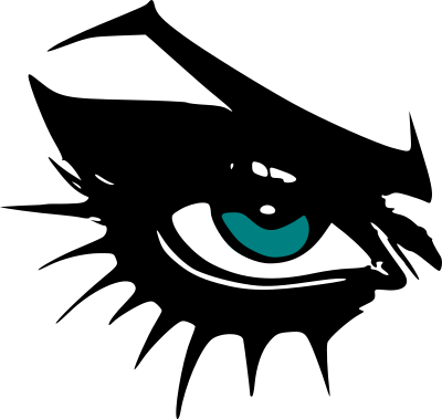 Goth eye clipart