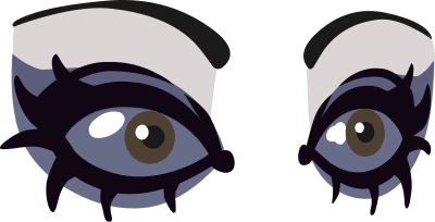 Goth eyes from Glitch clipart
