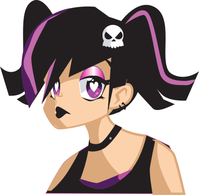 Goth Girl clipart