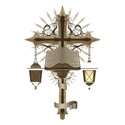 Gothic cross clipart