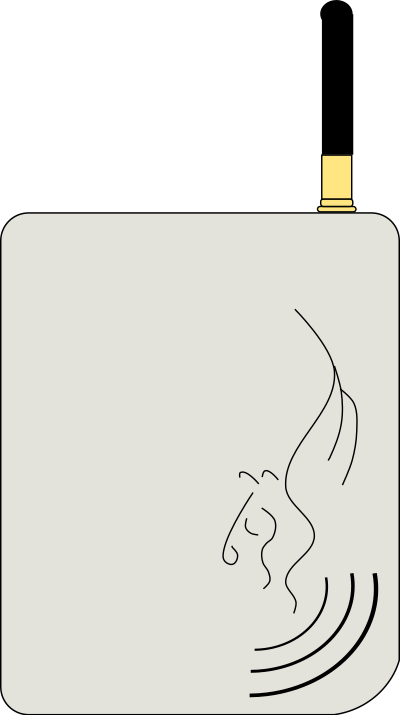 GPRS Communicator clipart