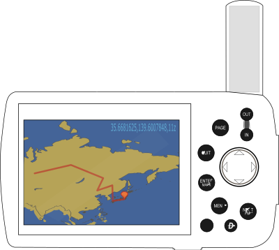 GPS Map - Remix clipart