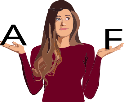 Grade confusion clipart