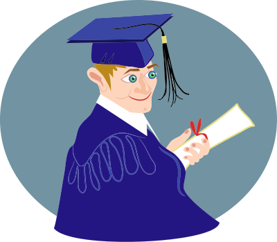 Graduation Boy clipart