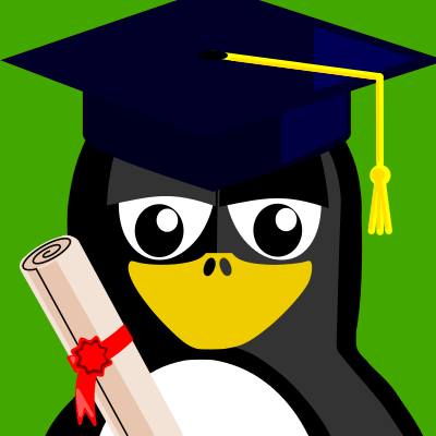 Graduation Penguin clipart