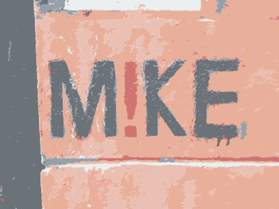 Graffiti Mike sign clipart