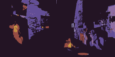 Graffiti silo room clipart