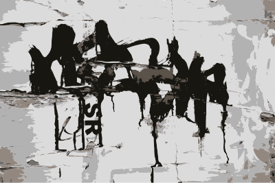 Graffiti tag from Venice clipart