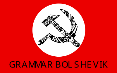 GRAMMAR BOLSHEVIK clipart