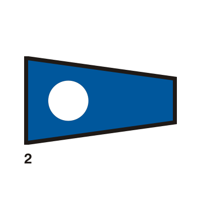 Gran Pavese flags, 2 flag clipart