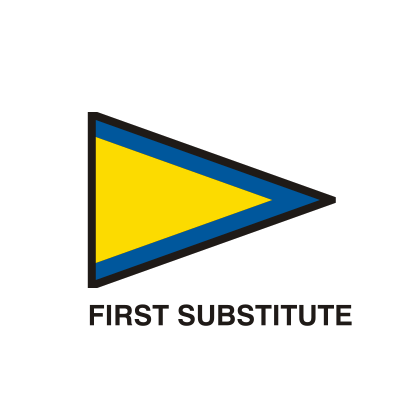 Gran Pavese flags, First Substitute flag clipart