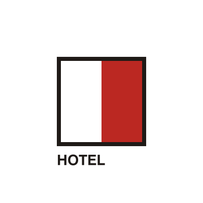 Gran Pavese flags, Hotel flag clipart
