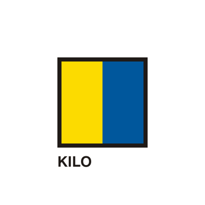 Gran Pavese flags, Kilo flag clipart