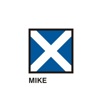 Gran Pavese flags, Mike flag clipart
