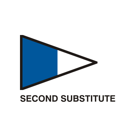 Gran Pavese flags, Second Substitute flag clipart