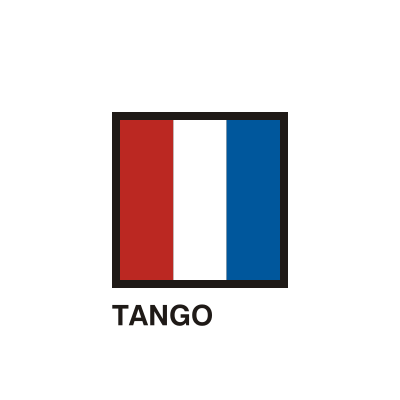 Gran Pavese flags, Tango flag clipart