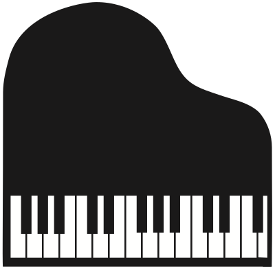 Grand Piano (27 Keys) clipart