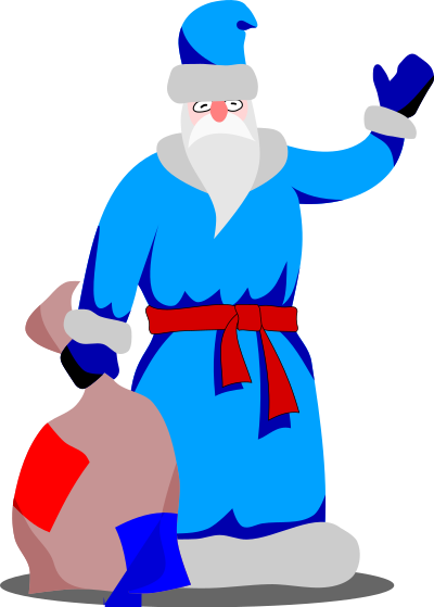 Grandpa Frost by Rones clipart