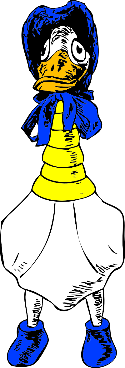 Granny goose clipart