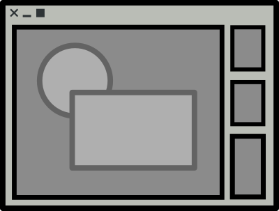 Graphic editor clipart