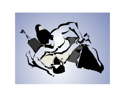 Grappling Technique clipart