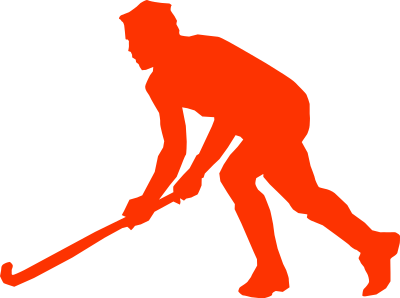Grass hockey clipart