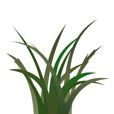 Grass shaded with layers clipart
