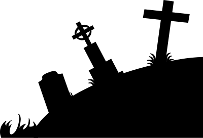 Graveyard Silhouette clipart