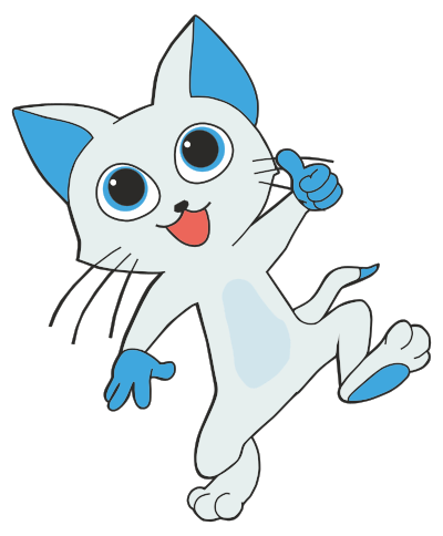 Gray Anthropomorphic Cat clipart