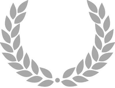 Gray or silver laurel clipart