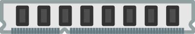 Grayed Random Access Memory clipart