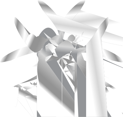 Grayscale Flower clipart