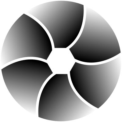 Grayscale Shutter Icon Enhanced clipart