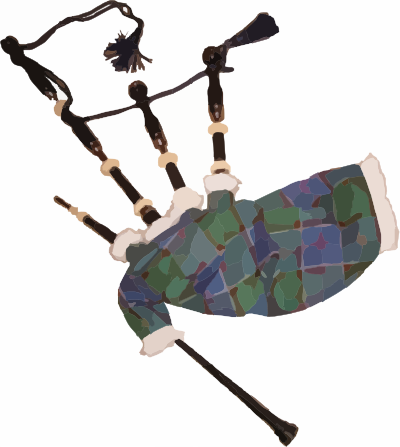 Great Highlands Bagpipes clipart
