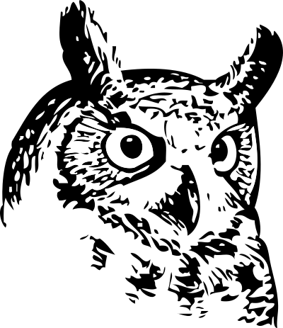Great owl clipart