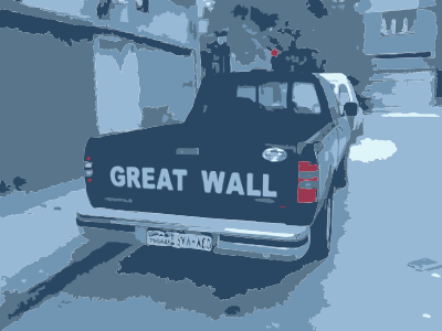 Great Wall Truck in Syria clipart