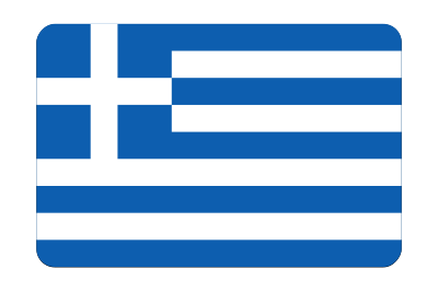 Greece flag (bevelled) clipart