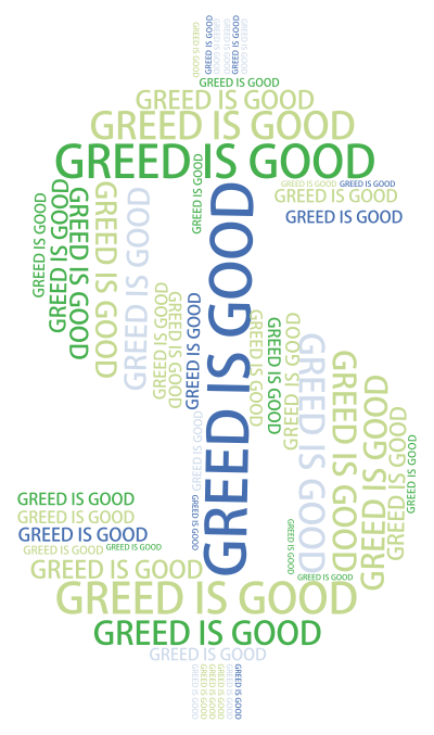 Greed Word Cloud No Background clipart