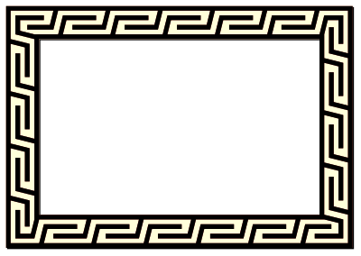 Greek key frame 2 (version 2) clipart