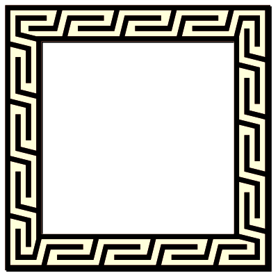 Greek key frame (version 2) clipart