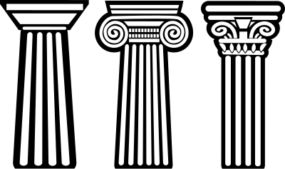 Greek Orders clipart