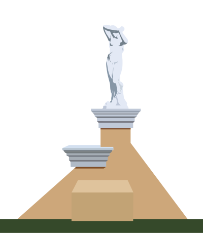 Greek statue clipart