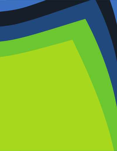 Green and blue blank page template clipart