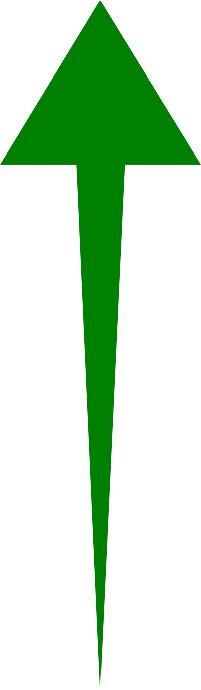 Green arrow clipart