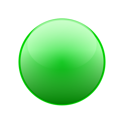 Green ball clipart