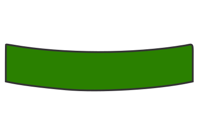 Green banner or sign background clipart