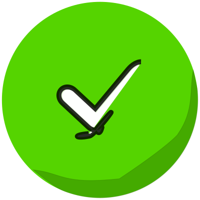 Green Check Mark Icon clipart